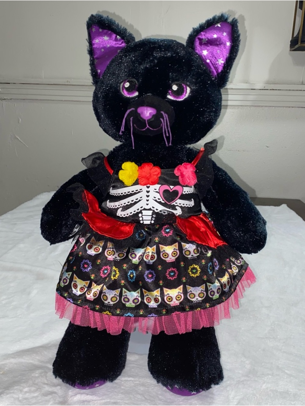 Build A Bear Dia De Los Muertos Day Of The Dead Bear 16”